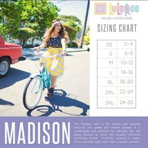 LuLaRoe Skirts - LuLaRoe Madison Skirt LuLaRoe Skirts - LuLaRoe Madison Skirt